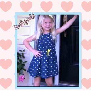 Adorable navy blue girls dress